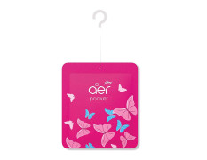 Godrej aer Power Pocket Bathroom Freshener – Berry Rush (10g) | Lasts up to 30 days | Germ Protection