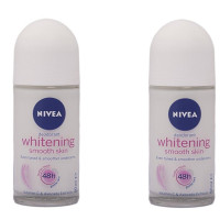 Nivea Whitening Smooth Skin Deodorant Roll On for Women, 50ml (Pack of 2)