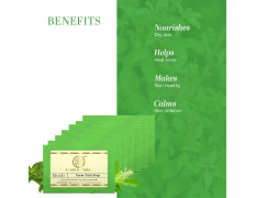 Khadi Natural Neem Tulsi Soap | Herbal Bathing Soap for Acne | Natural Soap with Essential Oils | Anti-Bacterial Soap | Suitable for All Skin Types | Pack of 7 | (125gm *7) (875gm)