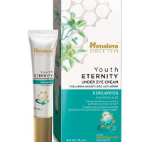Himalaya Youth Eternity Under eye cream for Women with Edelweiss, glycerin & anti-oxidants for instant hydration | Reduces puffiness, finelines, wrinkles, crow's feet & dark circles| Derma-tested|30ml