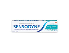 Sensodyne Deep Clean 70g Toothpaste, Sensitive tooth paste for advanced cleaning and lasting freshness
