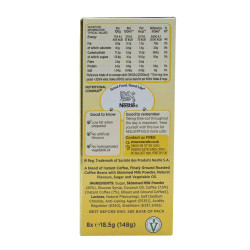 Nescafe Gold Vanilla Latte - 8 Sachets, Ground, Box