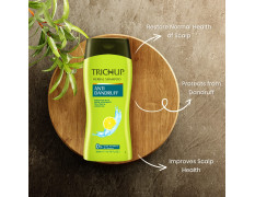 Trichup Anti- Dandruff Herbal Shampoo - Enriched with Neem, Rosemary & Tea Tree Oil - Protect Scalp Skin from Causes of Dandruff (200ml)