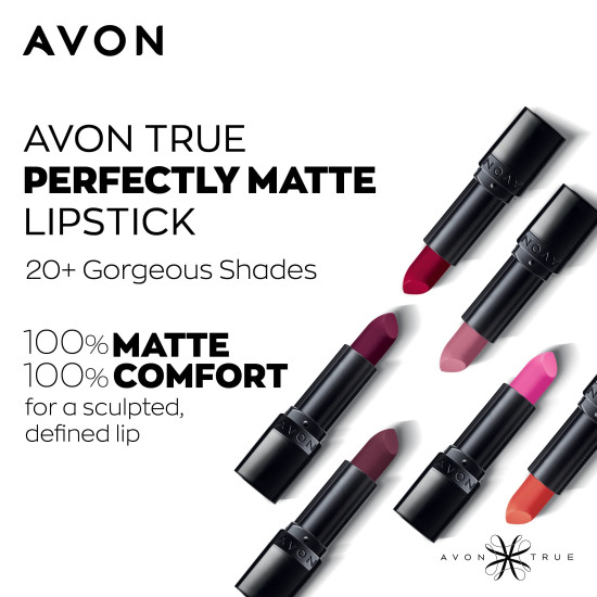 Avon True Color Perfectly Matte Lipstick - Berry Blast, 4 G