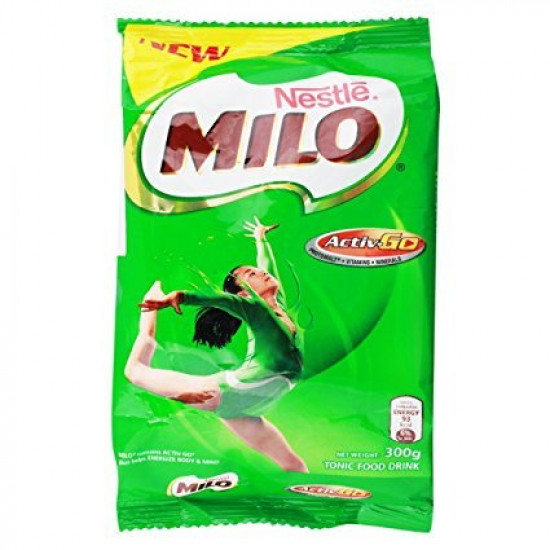 Nestle Milo Activ Go Pouch, 300G, Pack of 1, Multicolour