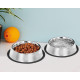 Pets Empire Stainless Steel Dog Bowl, Dog Food Bowl, Dog Feeding Bowl, Medium (Set of 2 x 700ml)