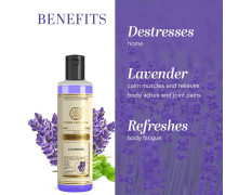 Khadi Natural Ayurvedic Lavendar Bubble Bath| Revitalize mind and body| Makes skin soft and supple|Suitable for All Skin Types| 210ml