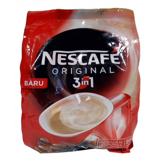 Nescafé Original Coffee Mix - 3 in 1, 525G Pouch, Ground, Bag