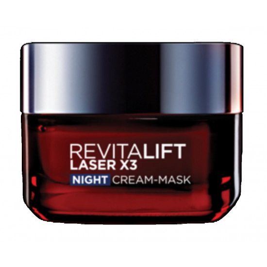 L'Oreal Paris Combo Of Revitalift Laser X3 Night Cream Mask 50 Ml With Ayur Product