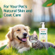 Himalaya Erina-EP Shampoo | 200 ml | Tick & Flea Control for Dogs & Cats | with Neem & Eucalyptus for Skin Health & Hygiene