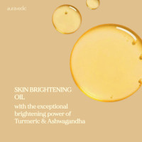 Auravedic Saffron Face Oil For Glowing Skin 100 ml Pack of 2 Ashwagandha Turmeric Face Serum For Pigmentation And Dark Spot Serum For Women Glowing Skin Face Body Oil After Bath For Daily Use