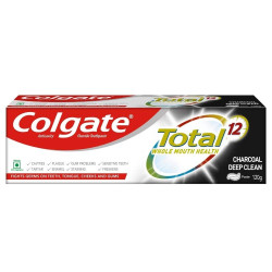 Colgate Total Whole Mouth Health, Antibacterial Toothpaste, 120gm (Charcoal Deep Clean)