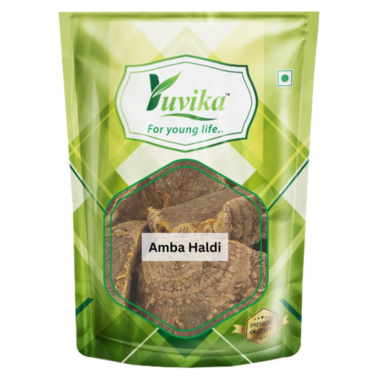 Yuvika Amba Haldi - Jangli Haldi - Curcuma Aromatica - Wild Turmeric 400 Grams