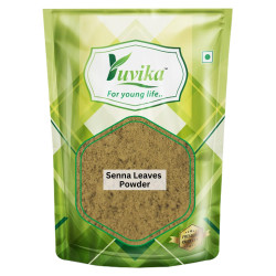 YUVIKA Senna Leaves Powder - Sanay Leaves Powder - Cassia Angustifolia - Senna Alexandrina 100 Grams