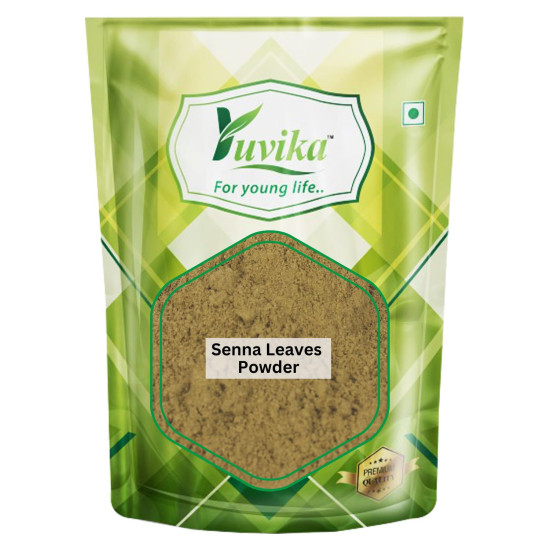 YUVIKA Senna Leaves Powder - Sanay Leaves Powder - Cassia Angustifolia - Senna Alexandrina 200 Grams