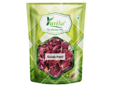 YUVIKA Gulab Patti - Rosa Gallica - Dry Rose Petal (100 Grams)