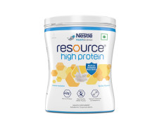 Nestle Resource High Protein - Vanilla Flavour, Contains Whey Protein, 42g Protein per 100g, Now Rich in ImmunoNutrients, Strengthens Muscles & Immune System - 400g Pet Jar Pack