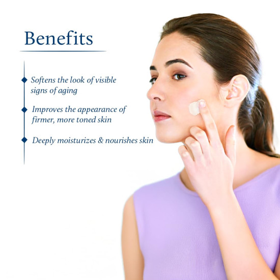 Blue Nectar Saffron Anti Aging Cream for Women | Ayurvedic Alternate to Retinol Face Cream for Fine Lines & Wrinkles | Day & Night Moisturizer for Oily & Dry Skin (14 Herbs, 50g)