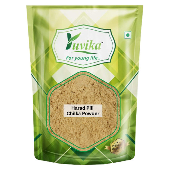Yuvika Harad Pili Chilka Powder - Haritaki Powder - Harad Badi Chilka Powder - Yellow Terminalia Chebula 100 Grams