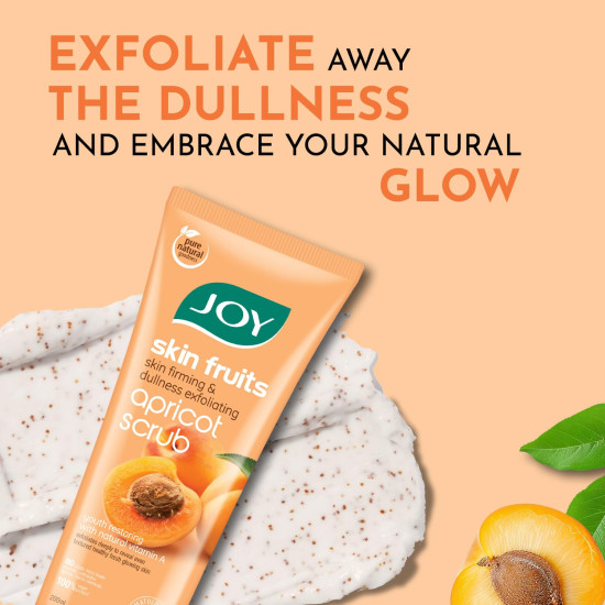 Joy Apricot & Walnut Face & Body Scrub for Blackheads Removal (200gm) | Exfoliating Scrub For All Skin Types | Removes Tan & Dead Skin | 100% Vegan & Gentle on Skin Joy Apricot & Walnut Face & Body Scrub for Blackheads Removal (200gm) | Exfoliating Scrub For All Skin Types | Removes Tan & Dead Skin | 100% Vegan & Gentle on Skin