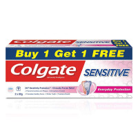 Colgate Sensitive Everyday Protection Anticavity Toothpaste - Fast Relief & Cavity Protection | 80g