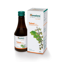 Himalaya Pure Herbs Syrup - Tulasi (Respiratory Wellness), 200ml Carton