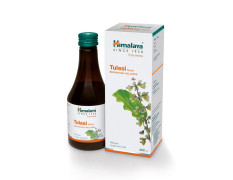 Himalaya Pure Herbs Syrup - Tulasi (Respiratory Wellness), 200ml Carton