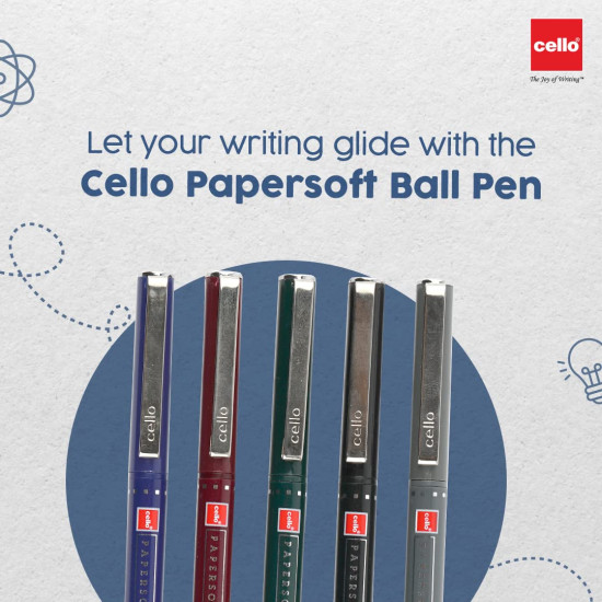 Cello Papersoft Ball Pen - (Blue)