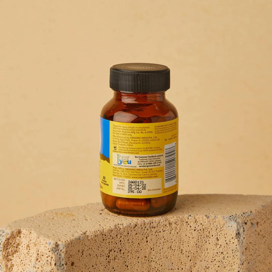 ORGANIC INDIA Turmeric Formula 60 Veg Capsules | Strong anti-inflammatory | Enhances Skin, Bone, and Joint Health - (Pack of 2)