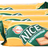 Sunfeast Biscuits Nice, 150g (Pack of 4) Promo Pack