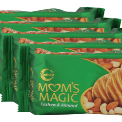 More Combo - Sunfeast Mom's Magic Biscuit Cashew and Almond, 200g (Pack of 5) Promo Pack