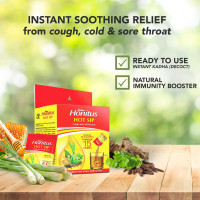 Dabur Honitus Hot Sip - Instant Relief from Cough & Cold | 100% Ayurvedic | Pack of 30 Sachets Dabur Honitus Hot Sip - Instant Relief from Cough & Cold | 100% Ayurvedic | Pack of 30 Sachets