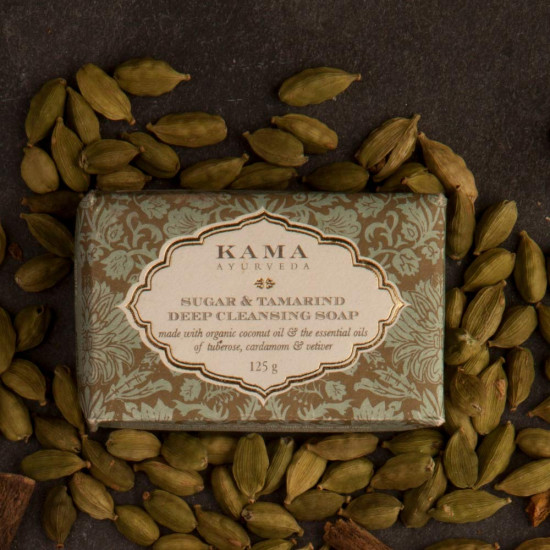 Kama Ayurveda Ayurvedic Deep Cleansing Soap, Sugar and Tamarind, 125g