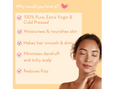 WishCare Cold Pressed Castor Oil | For Hair, Skin, Nails, Eye Lash | Virgin Grade | 100% Natural | 200ml