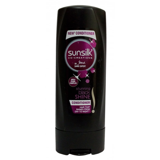 Sunsilk Hair Conditioner For All Skin Type Stunning Black Shine, 80ml (Fresh)