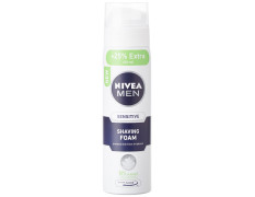 Nivea Men Sensitive Shaving Foam, 200ml +50ml Extra (25% Free)=250ml