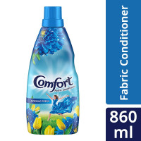 Comfort Morning Fresh Fabric Conditioner 860 mL | After Wash Liquid Fabric Softener | Softness, Shine & Long Lasting Freshness Comfort Morning Fresh Fabric Conditioner 860 mL | After Wash Liquid Fabric Softener | Softness, Shine & Long Lasting Freshness