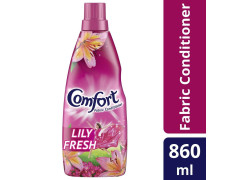Comfort Lily Fresh Fabric Conditioner 860 mL | After Wash Liquid Fabric Softener | Softness, Shine & Long Lasting Freshness