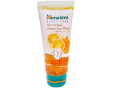 Himalaya Tan Removal Orange Face Wash - Orange Peel and Honey, 50ml Tube
