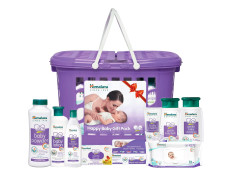 Himalaya Baby Basket Gift Pack (Violet)- Pack of Combo, Blue, 9 Count (Pack of 1) (7003049)
