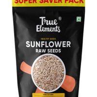 True Elements Sunflower Seeds 1kg - Raw Seeds for Eating | Healthy Snacks | High in Vitamin, Fibre & Protein | Non - GMO | Diet Food | Gluten free | Premium Raw Sunflower Seeds