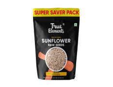 True Elements Sunflower Seeds 1kg - Raw Seeds for Eating | Healthy Snacks | High in Vitamin, Fibre & Protein | Non - GMO | Diet Food | Gluten free | Premium Raw Sunflower Seeds