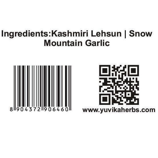 Yuvika Kashmiri Lehsun - Snow Mountain Garlic - Allium sativum - kashmiri Garlic 100 Grams