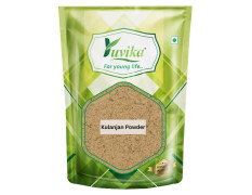 YUVIKA Kulanjan Powder - Kulinjan - Paan Root - Alpinia Galanga Wild - Siamese Ginger - Thai Ginger Powder 100 Grams