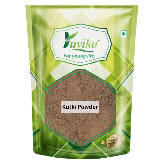 YUVIKA Kutki Powder- Katuki Powder - Picrorhiza Kurroa - Hellabore 100 Grams