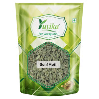 Yuvika Saunf Moti - Sonf Moti - Foeniculum Vulgare - Fennel Seed Big 400 Grams