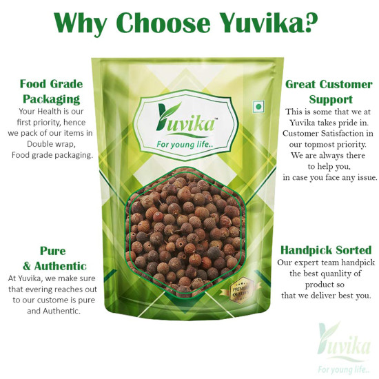 YUVIKA Baibadang - Vaivadang Black - Embelia Ribes - False Black Pepper 100 Grams