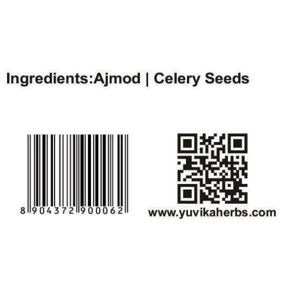 Yuvika Ajmod - Apium Graveolens - Celery Seeds 100 Grams
