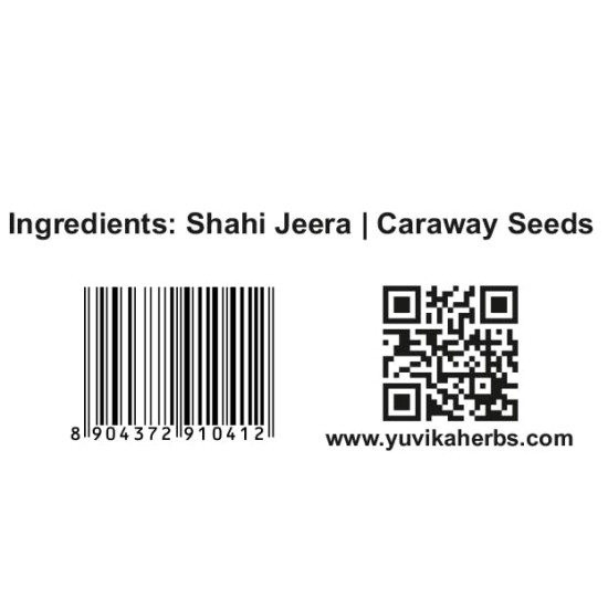 Yuvika Shahi Jeera - Jeera Kala Asli - Black Cumin Seeds 100 Grams Yuvika Shahi Jeera - Jeera Kala Asli - Black Cumin Seeds 100 Grams