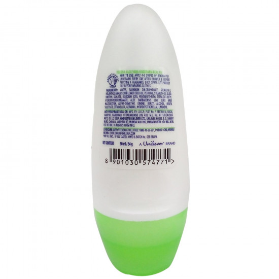 Rexona Underarm Odour Protection Roll On Aloe Vera, Anti-perspirant for Unisex, 50ml